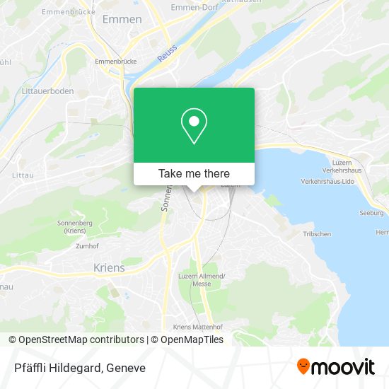 Pfäffli Hildegard map