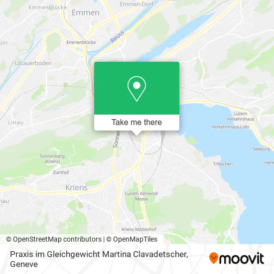 Praxis im Gleichgewicht Martina Clavadetscher map