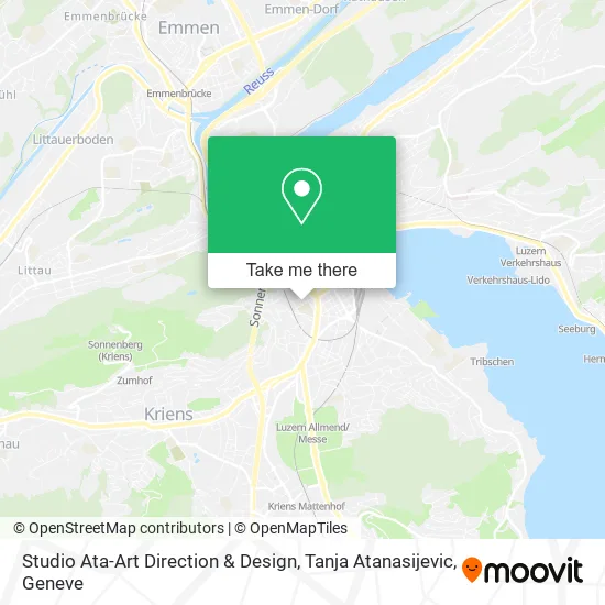 Studio Ata-Art Direction & Design, Tanja Atanasijevic map