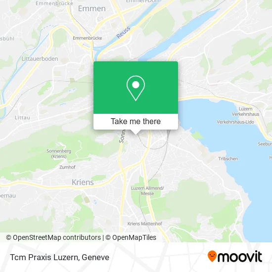 Tcm Praxis Luzern map