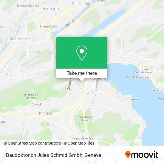 Baudoktor.ch Jules Schmid Gmbh map