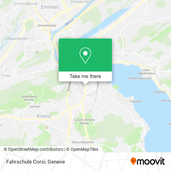 Fahrschule Corsi map