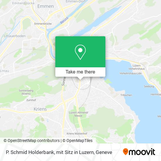 P. Schmid Holderbank, mit Sitz in Luzern map