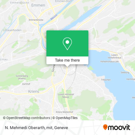 N. Mehmedi Oberarth, mit map