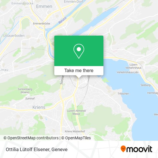 Ottilia Lütolf Elsener map