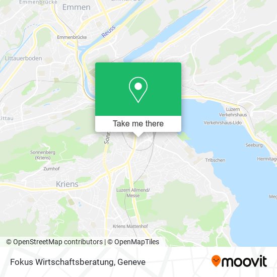 Fokus Wirtschaftsberatung map