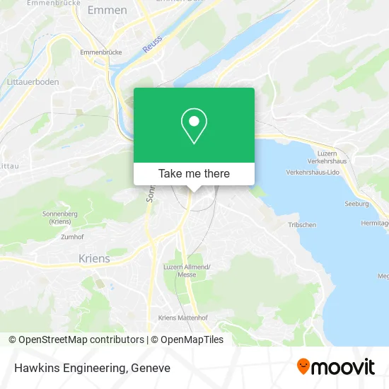 Hawkins Engineering map