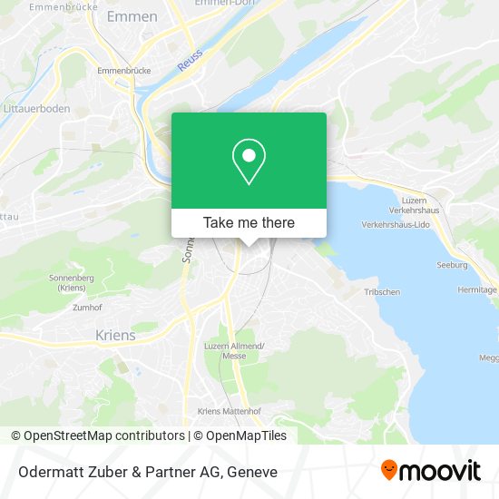 Odermatt Zuber & Partner AG map