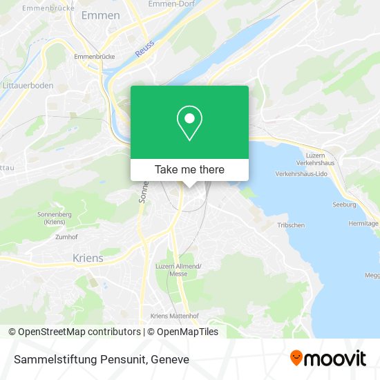 Sammelstiftung Pensunit map