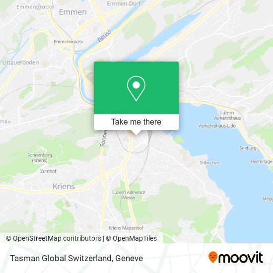 Tasman Global Switzerland map