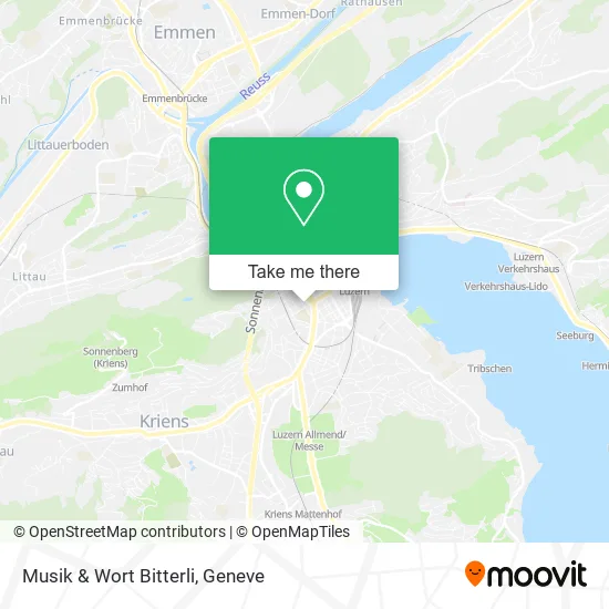 Musik & Wort Bitterli map