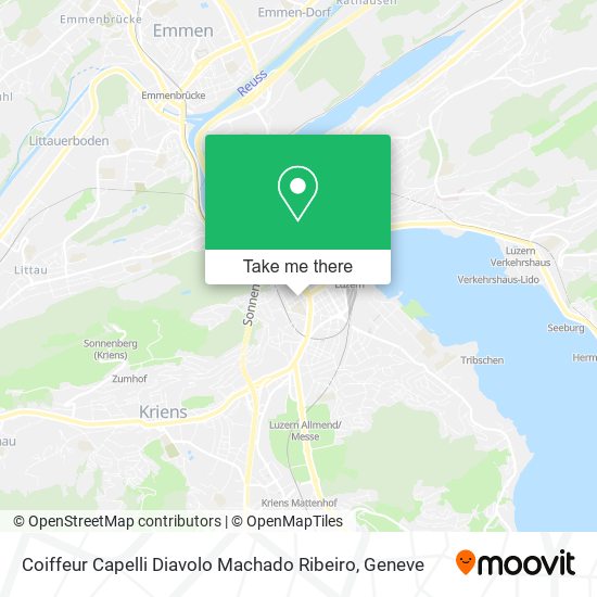 Coiffeur Capelli Diavolo Machado Ribeiro map