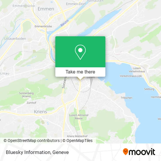 Bluesky Information map