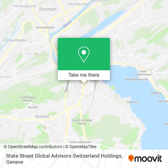 State Street Global Advisors Switzerland Holdings Karte