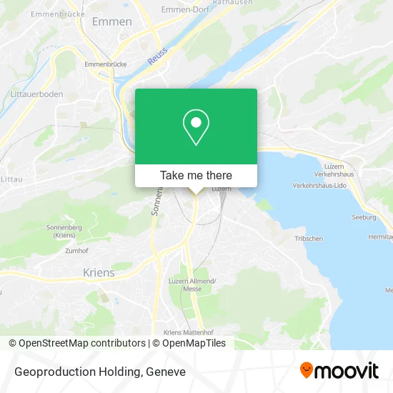 Geoproduction Holding map