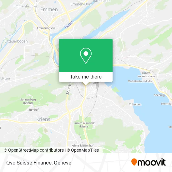 Qvc Suisse Finance map