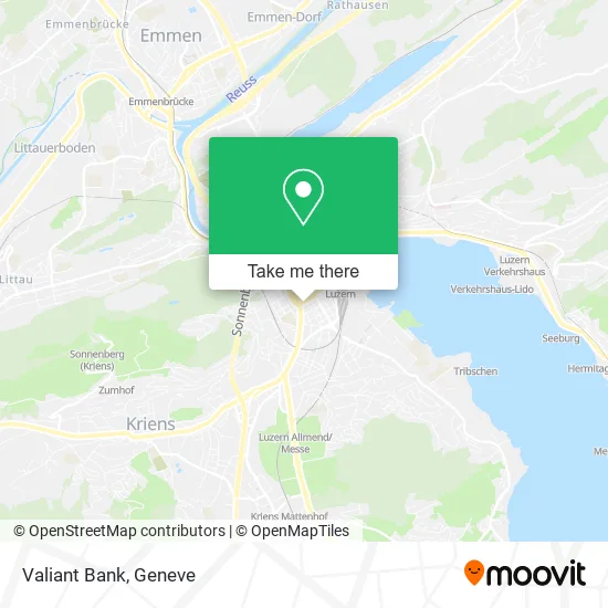 Valiant Bank map