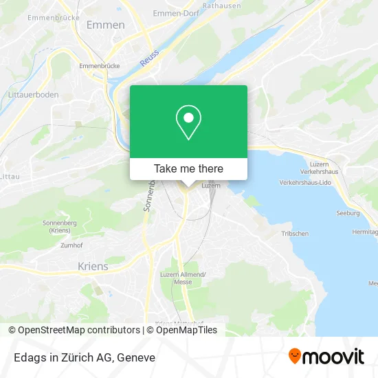 Edags in Zürich AG map