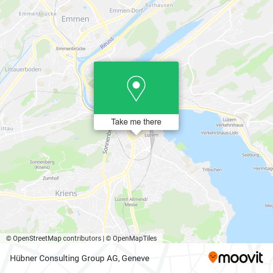 Hübner Consulting Group AG map