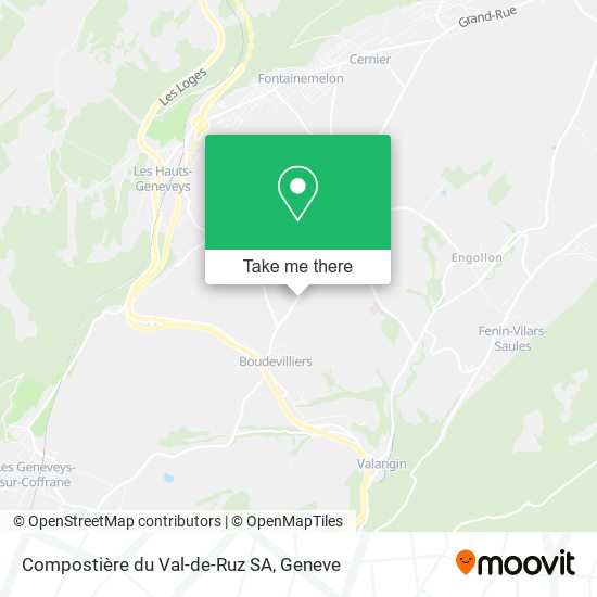 Compostière du Val-de-Ruz SA map