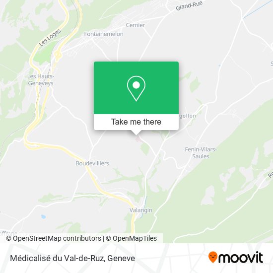 Médicalisé du Val-de-Ruz map