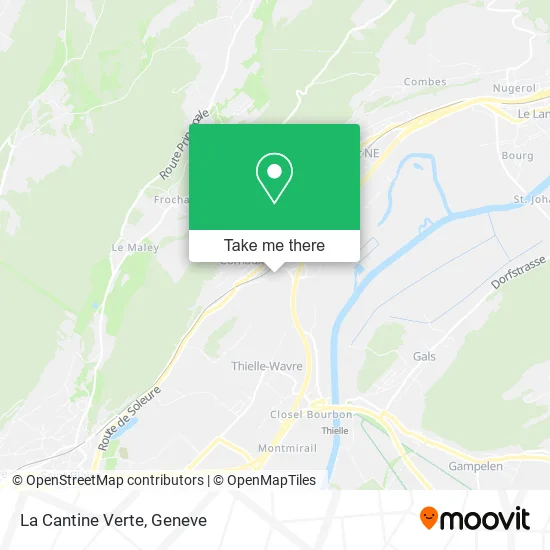 La Cantine Verte map