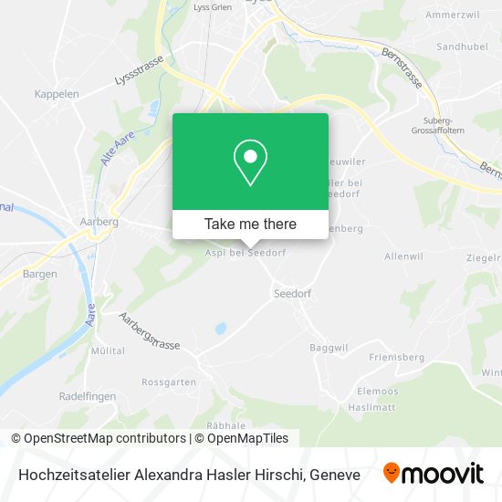 Hochzeitsatelier Alexandra Hasler Hirschi map