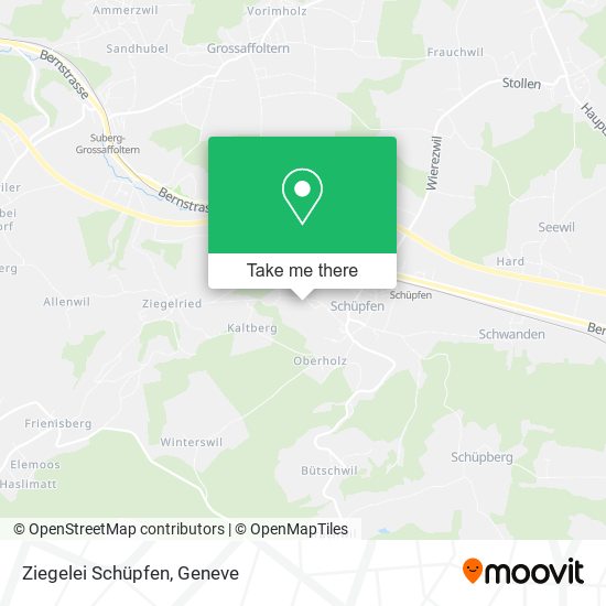 Ziegelei Schüpfen map