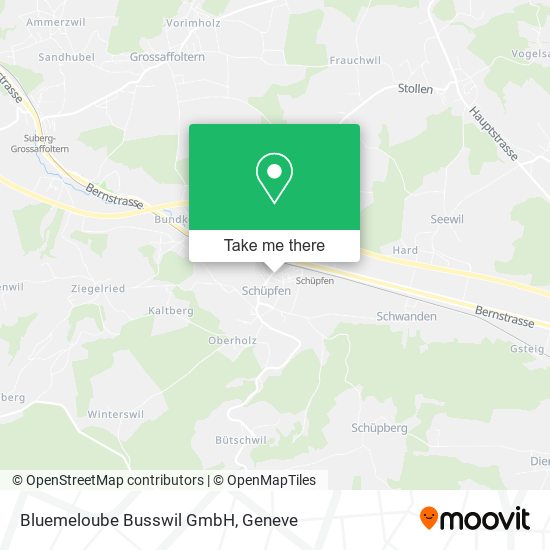 Bluemeloube Busswil GmbH map