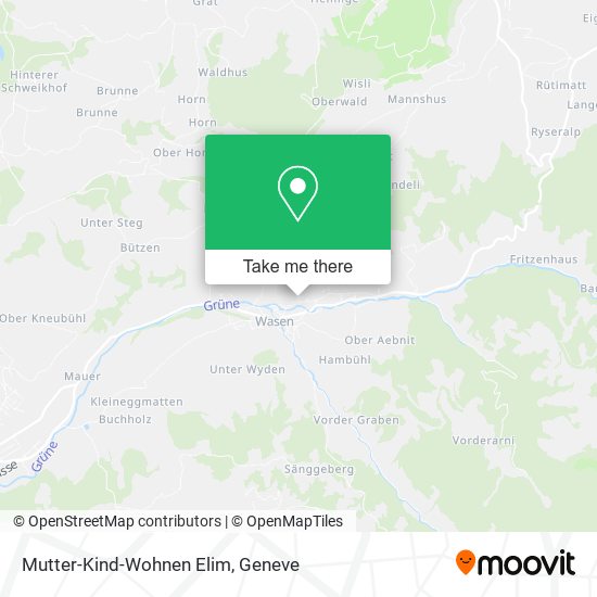 Mutter-Kind-Wohnen Elim map