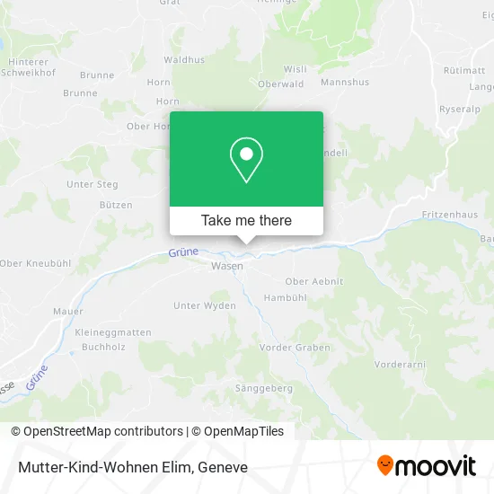 Mutter-Kind-Wohnen Elim map