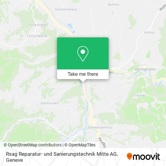 Rsag Reparatur- und Sanierungstechnik Mitte AG map