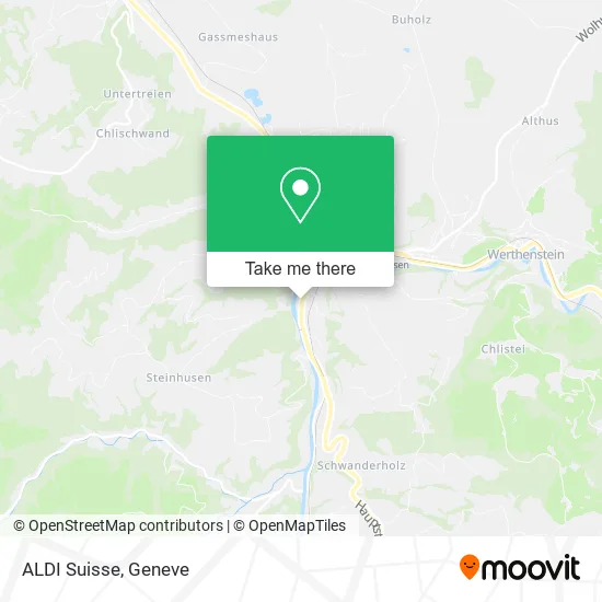 ALDI Suisse map
