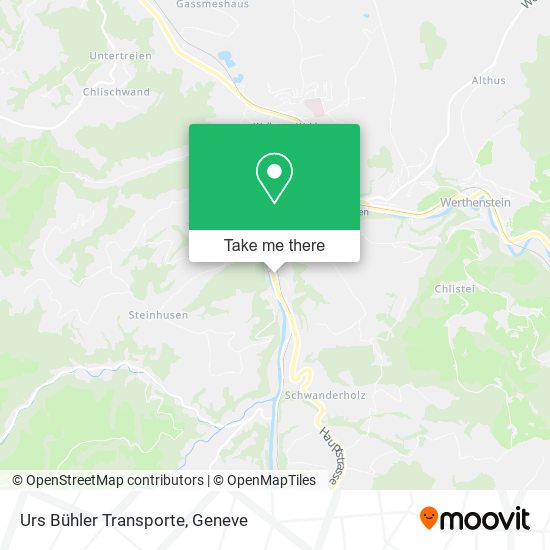 Urs Bühler Transporte map