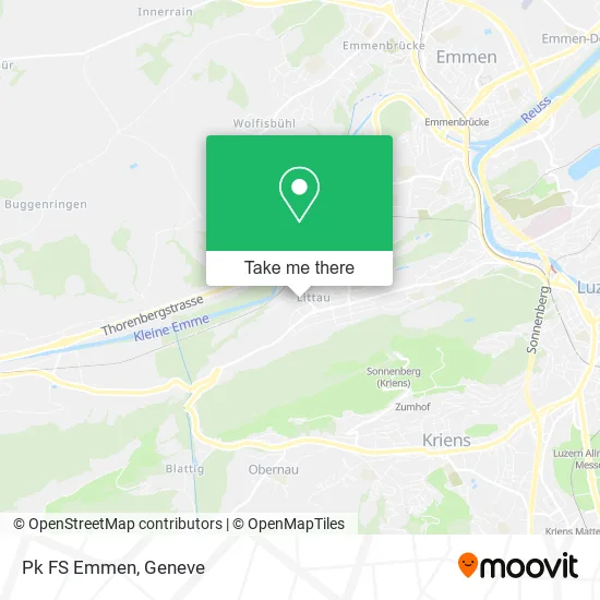 Pk FS Emmen map