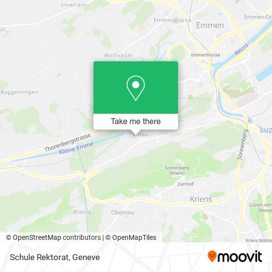 Schule Rektorat map