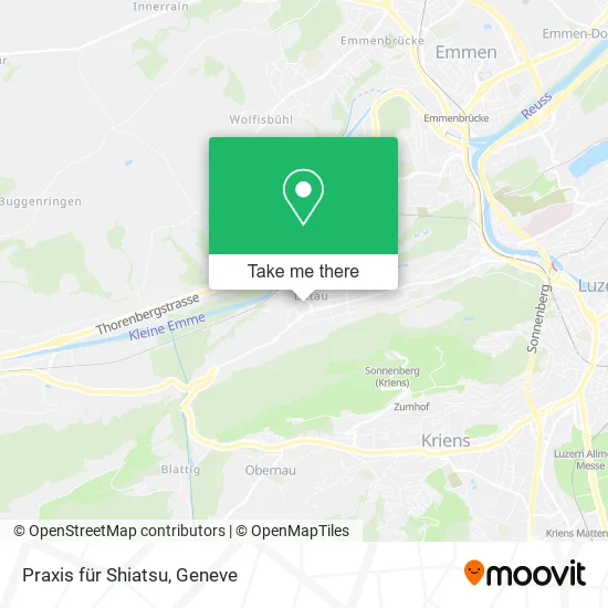 Praxis für Shiatsu map