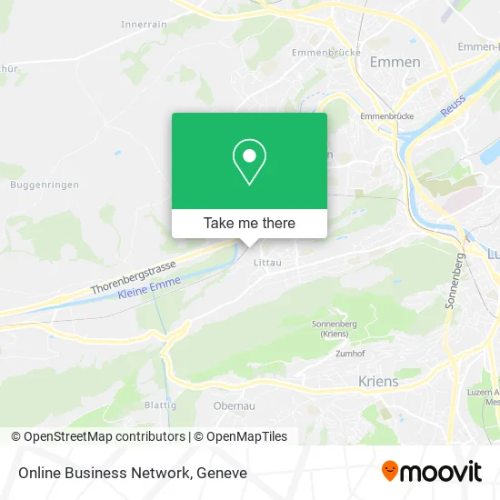 Online Business Network map