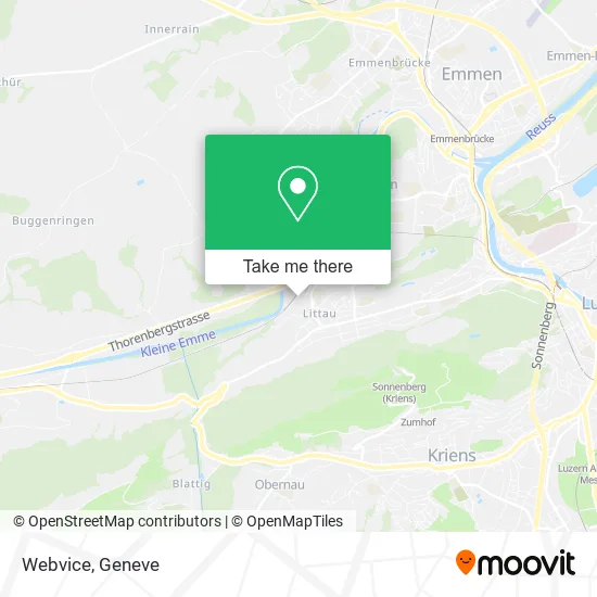 Webvice map