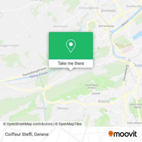 Coiffeur Steffi map