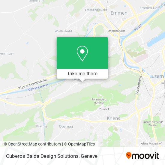 Cuberos Balda Design Solutions map