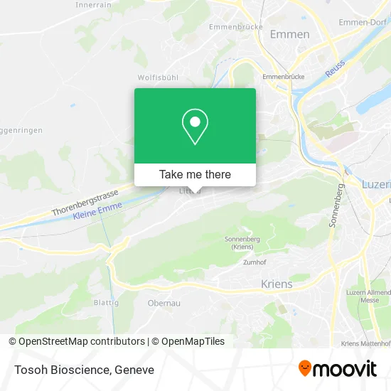 Tosoh Bioscience map