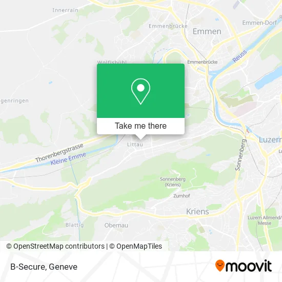 B-Secure map