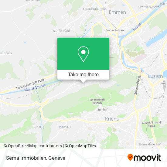 Sema Immobilien map