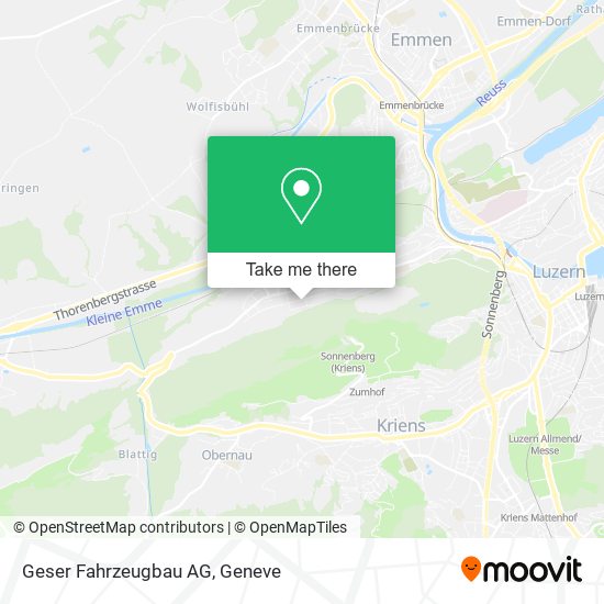 Geser Fahrzeugbau AG map