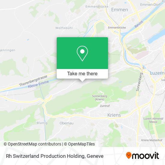 Rh Switzerland Production Holding map