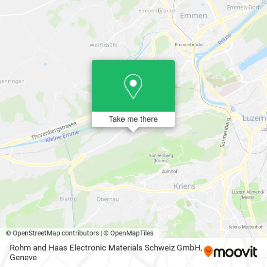 Rohm and Haas Electronic Materials Schweiz GmbH map