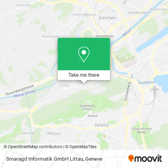 Smaragd Informatik GmbH Littau map