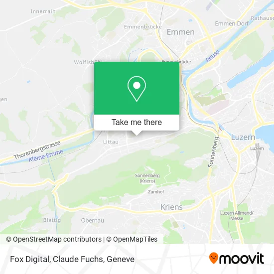 Fox Digital, Claude Fuchs map