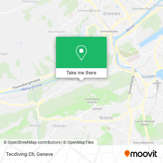 Tecdiving.Ch map